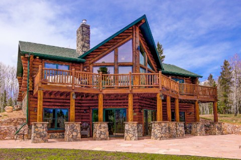A Client Modified - Ski Home Prow 1418A Ranch Log Homes Photo Album