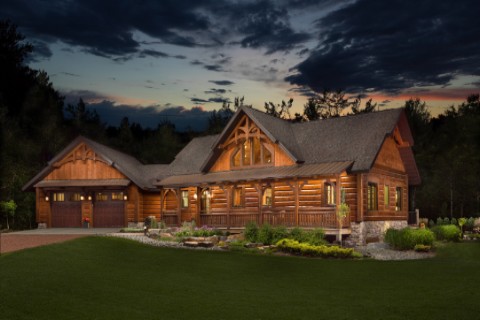 A Client Modified - Timber Ranch AR2286-UCT Log Homes Photo Album