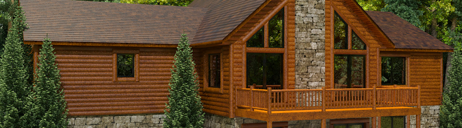 Perfect Log Cabin 1572AR - Ranch