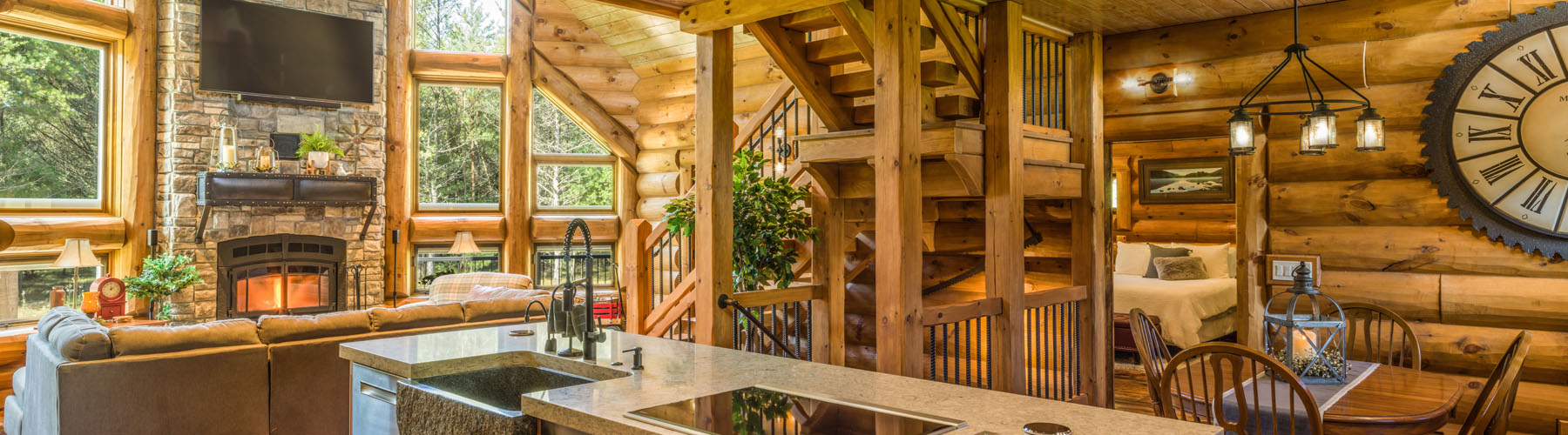 Log And Timber Home 2124AL - Lofted
