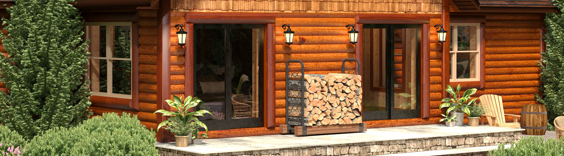 Perfect Log Cabin 1480AR-BP Base Package Series
