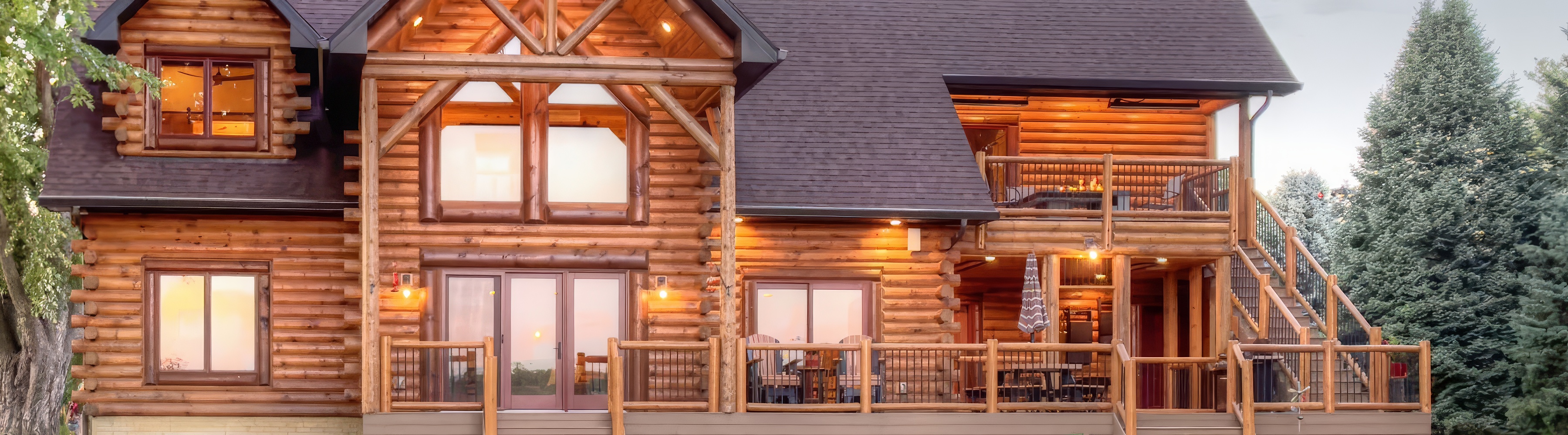 Iowa Log Cabin